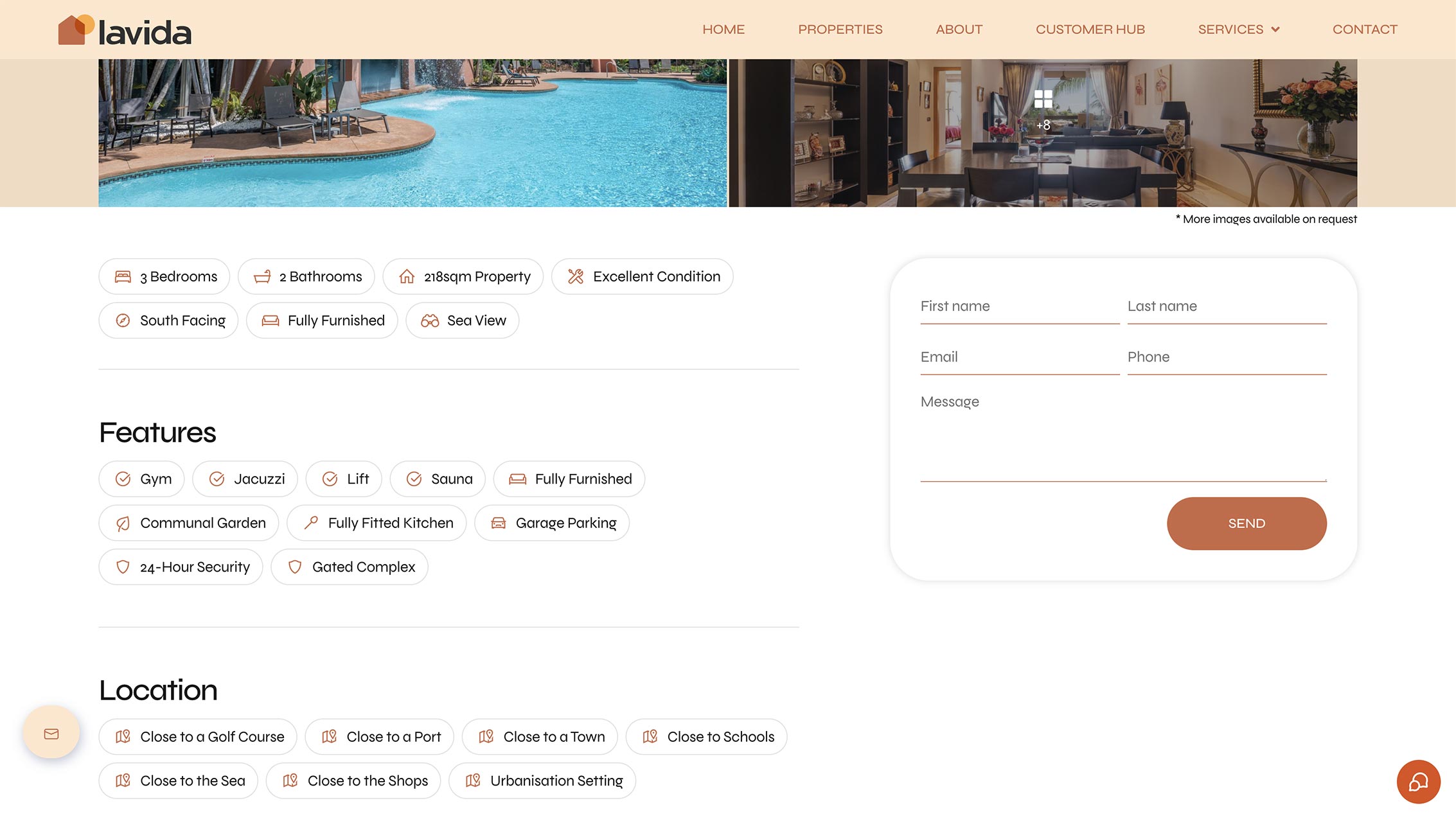 Launching Lavida As An International Property Brand 5 Lavida property listing page