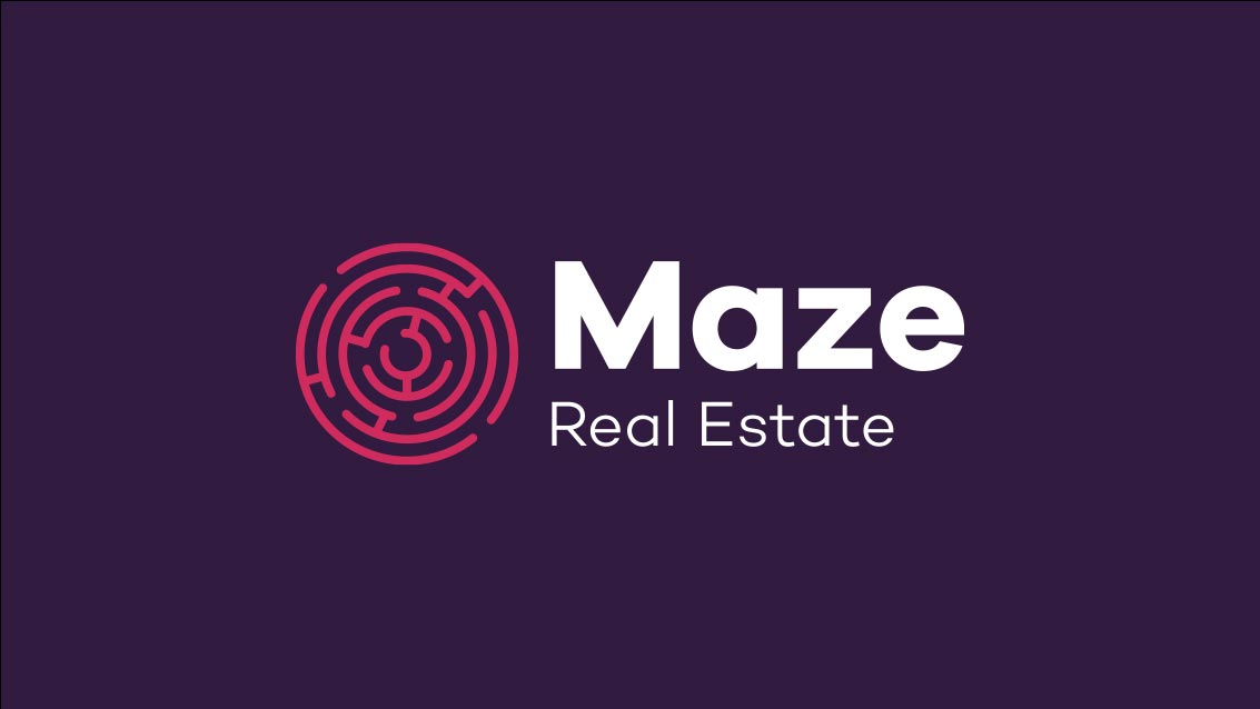 Brand &Amp; Website Design For Maze Real Estate 1 Maze real estate logo