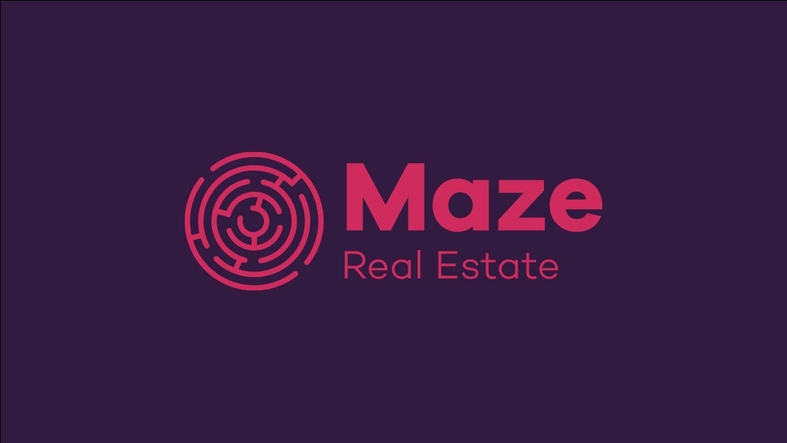 Brand &Amp; Website Design For Maze Real Estate 3 Maze real estate logo