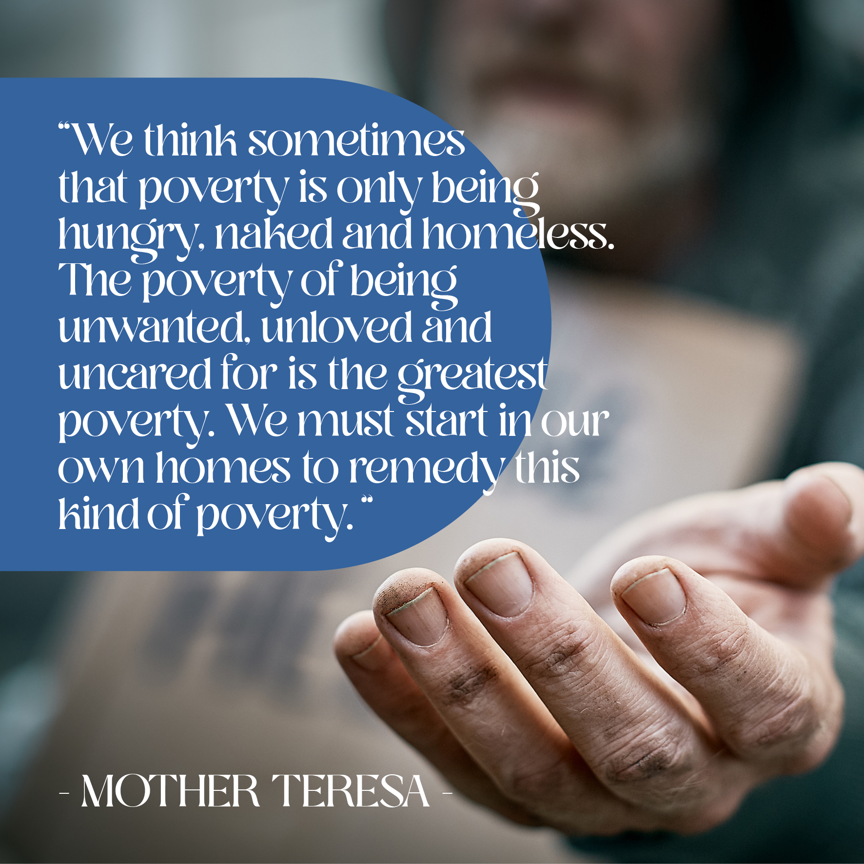 Creating Social Media Content For Homelessness Charity, The Care Pack 4 The care pack social media post showing campaign statistic