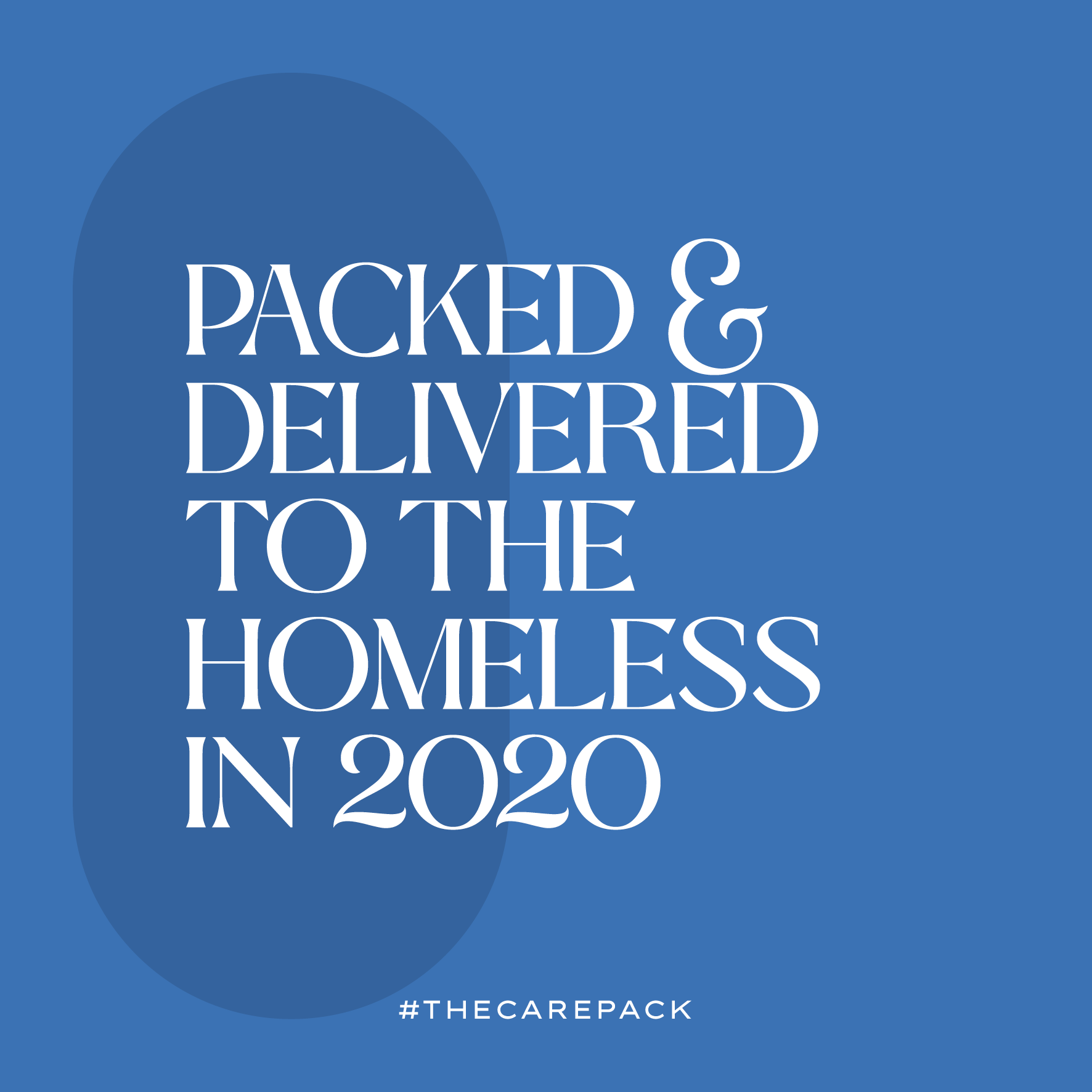 Creating Social Media Content For Homelessness Charity, The Care Pack 2 The care pack social media post showing campaign message