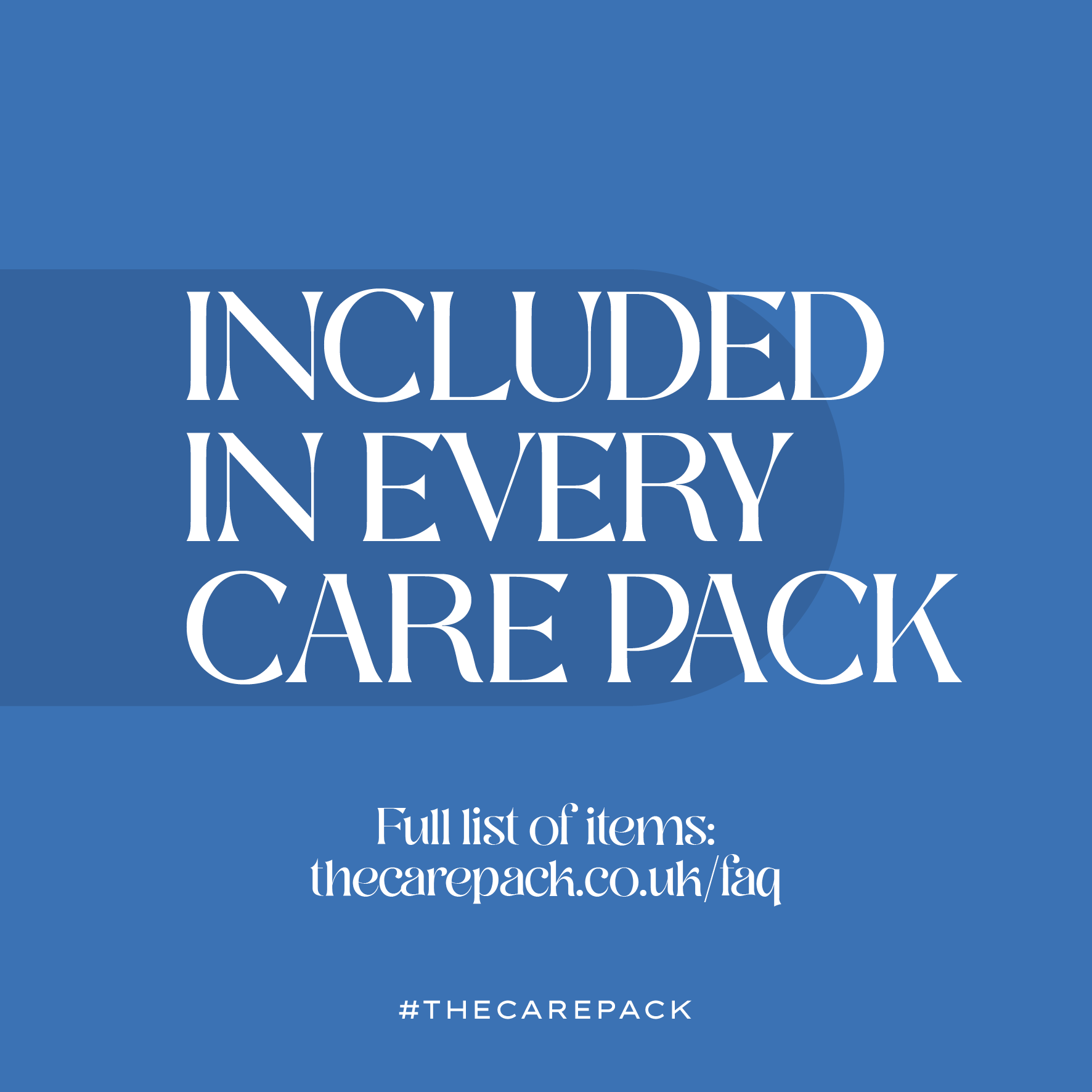 Creating Social Media Content For Homelessness Charity, The Care Pack 6 The care pack social media post showing campaign message